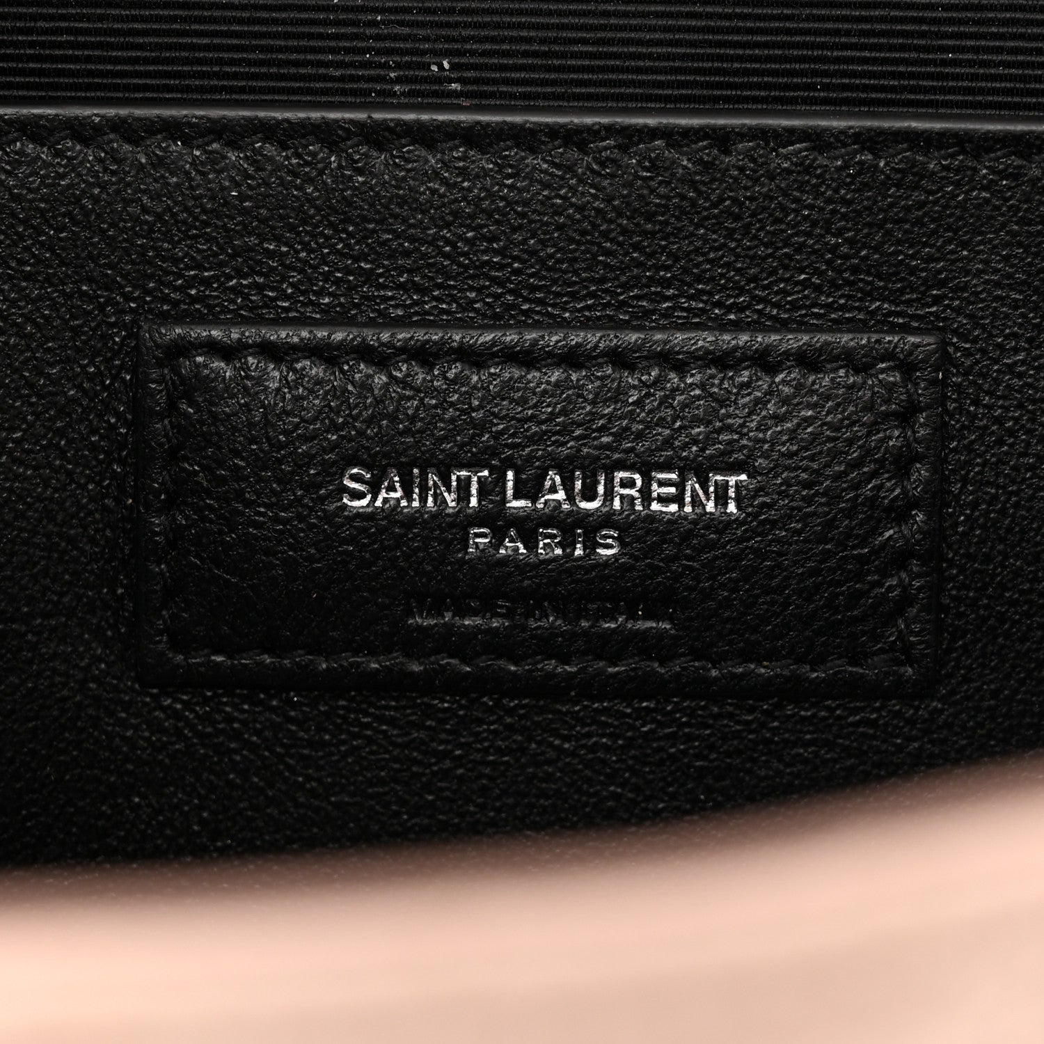 Saint Laurent Grain De Poudre Textured Mixed Matelasse Medium Triquilt Monogram Satchel Marble Pink 6 of 16