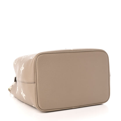 Louis Vuitton Empreinte Monogram Giant Neonoe MM Tourterelle Creme 6 of 14