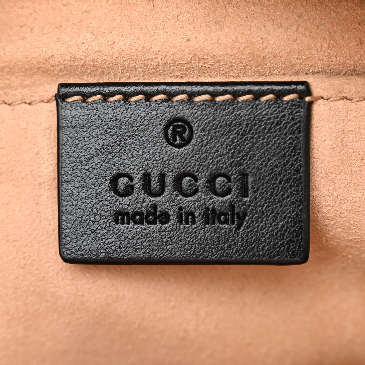 Gucci Calfskin Matelasse Small GG Marmont Chain Shoulder Bag Black 6 of 10