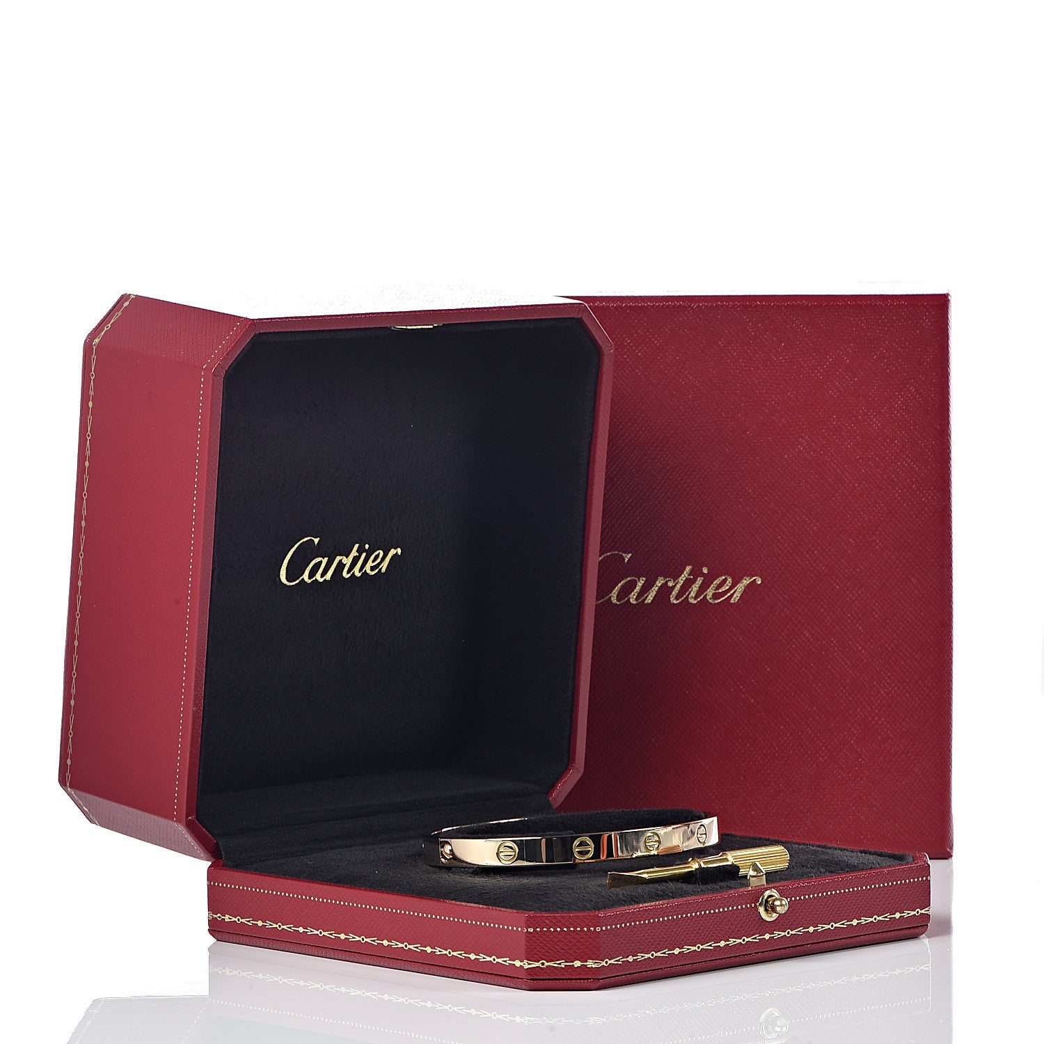 Cartier 18K Yellow Gold LOVE Bracelet 19 5 of 5