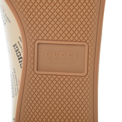 Gucci Calfskin Stamp Print Mens Falacer Sneakers 10 Off White 6 of 9