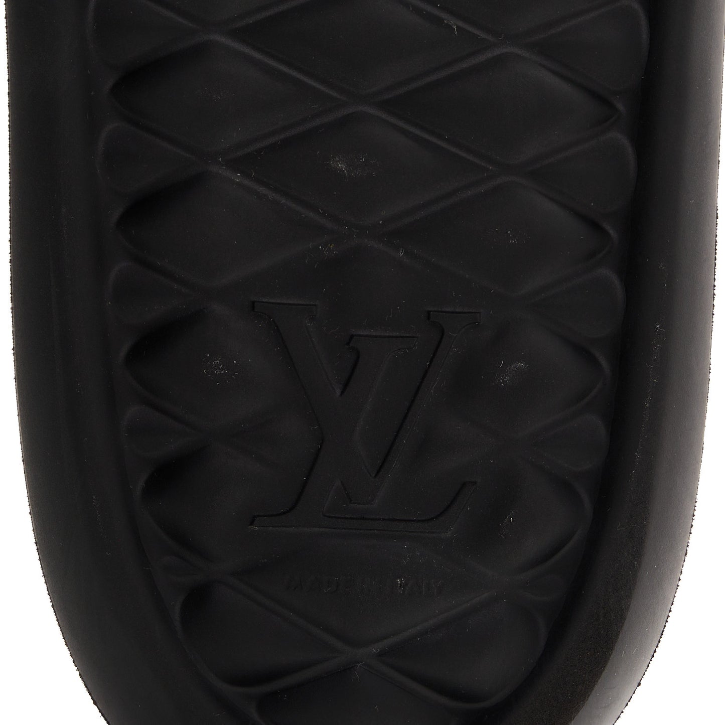 Rubber Monogram Mens Waterfront Mules 8 Macassar