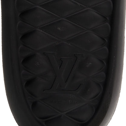 Louis Vuitton Rubber Monogram Mens Waterfront Mules 8 Macassar 7 of 9