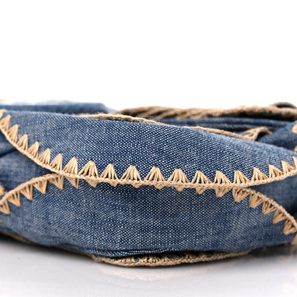 Fendi Denim F is Fendi Multi Waves Baguette Blue 9 of 9