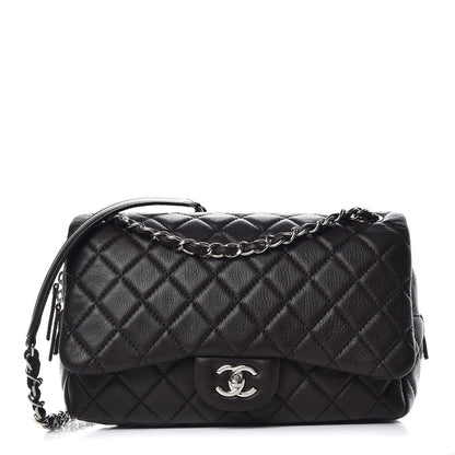 Chanel Deerskin Quilted Casual Journey Flap Brown 1 of 10