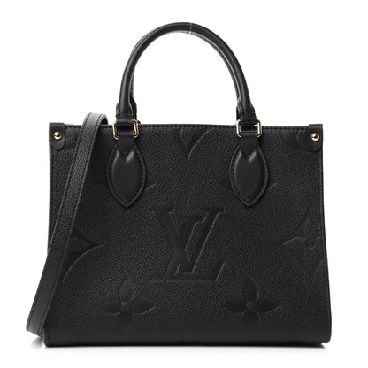 Louis Vuitton Empreinte Monogram Giant Onthego PM Black 1 of 11