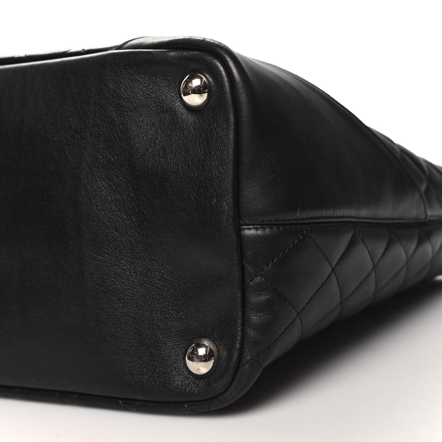 Chanel Calfskin Quilted Large Cambon Tote Black 10 of 12