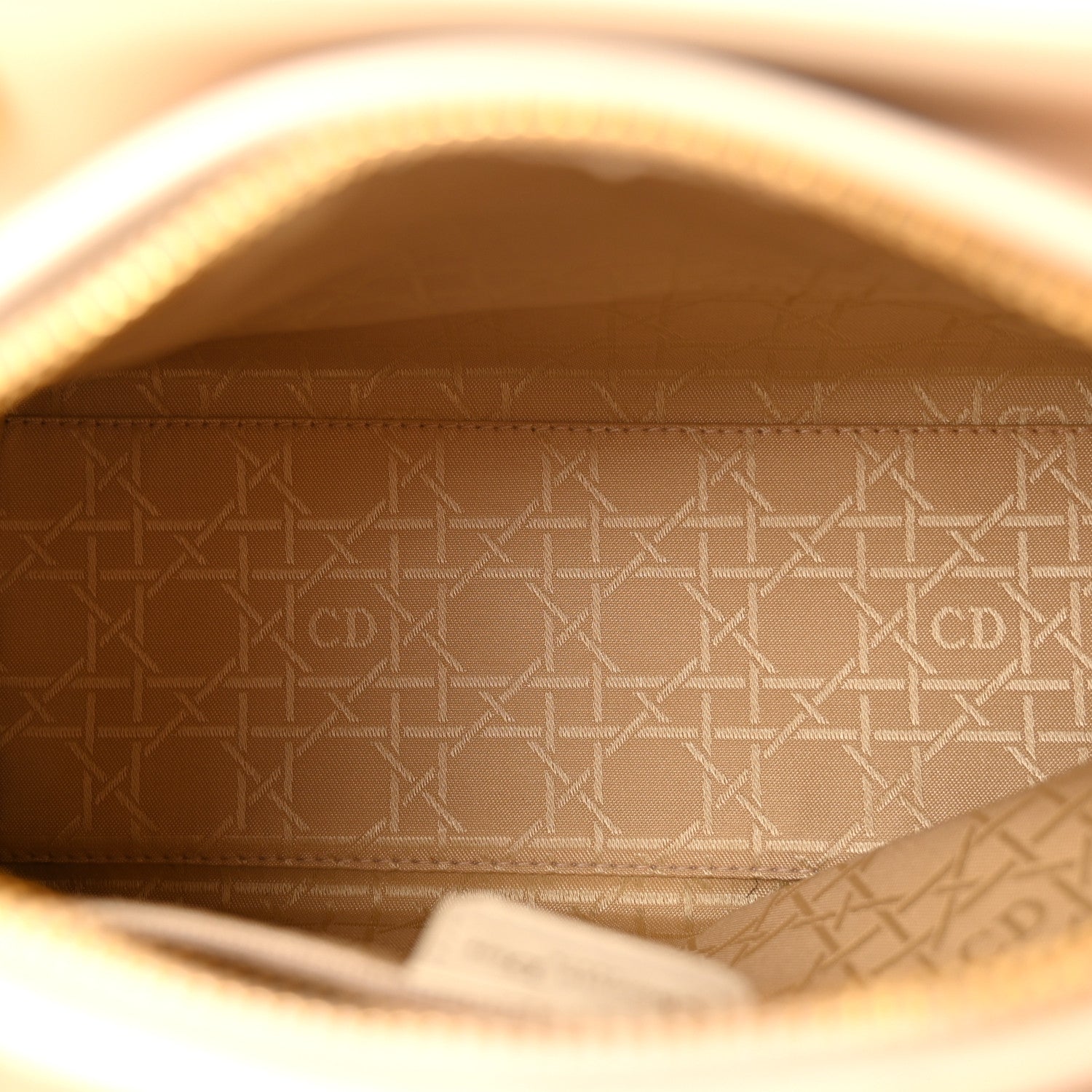 Christian Dior Lambskin Cannage Medium Lady Dior White 5 of 12