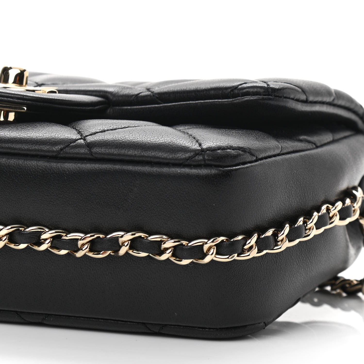 Chanel Lambskin Quilted Mini My Precious Flap Black 10 of 12