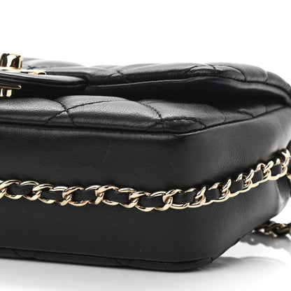 Chanel Lambskin Quilted Mini My Precious Flap Black 10 of 12