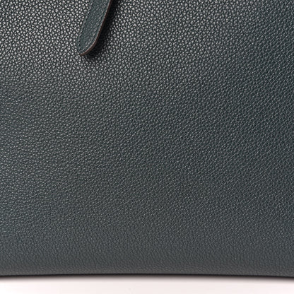 Celine Soft Grained Calfskin Small Belt Cabas Phantom Amazone 10 of 10