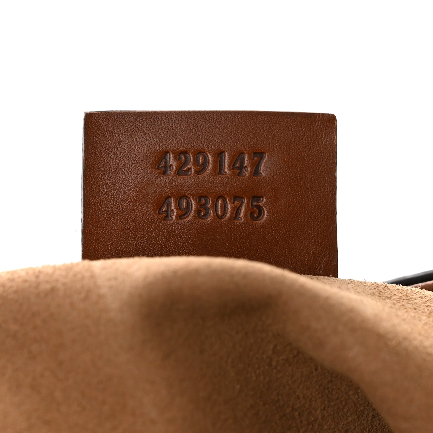 GG Supreme Monogram Linea A Foldover Tote Brown