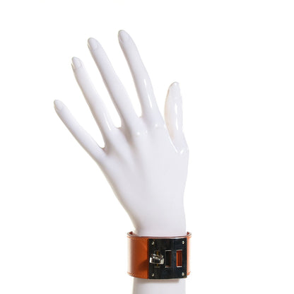 Hermes Veau Box Kelly Dog Bracelet Potiron 2 of 6