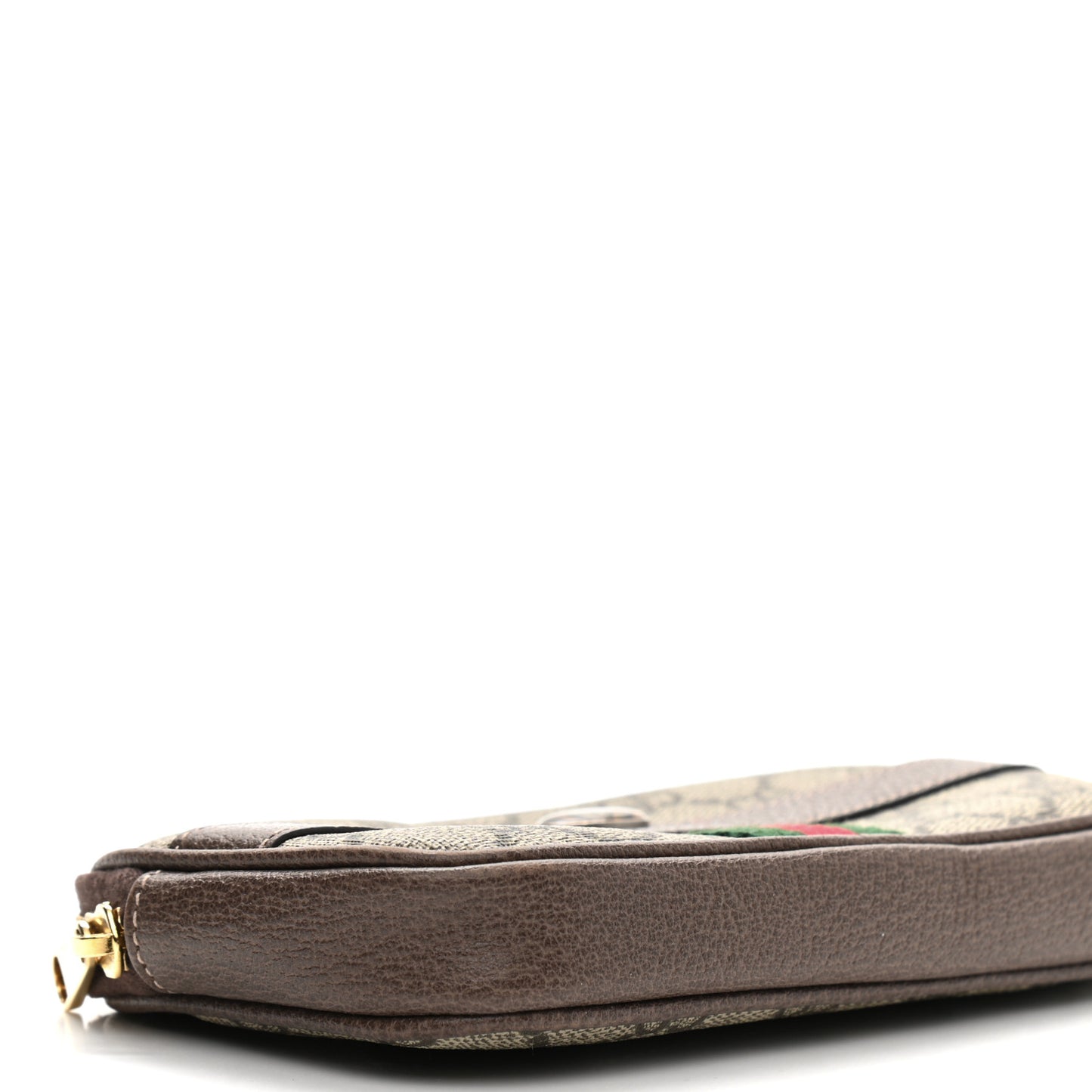 GG Supreme Monogram Ophidia Belted iPhone Case 90 36 Dark Brown