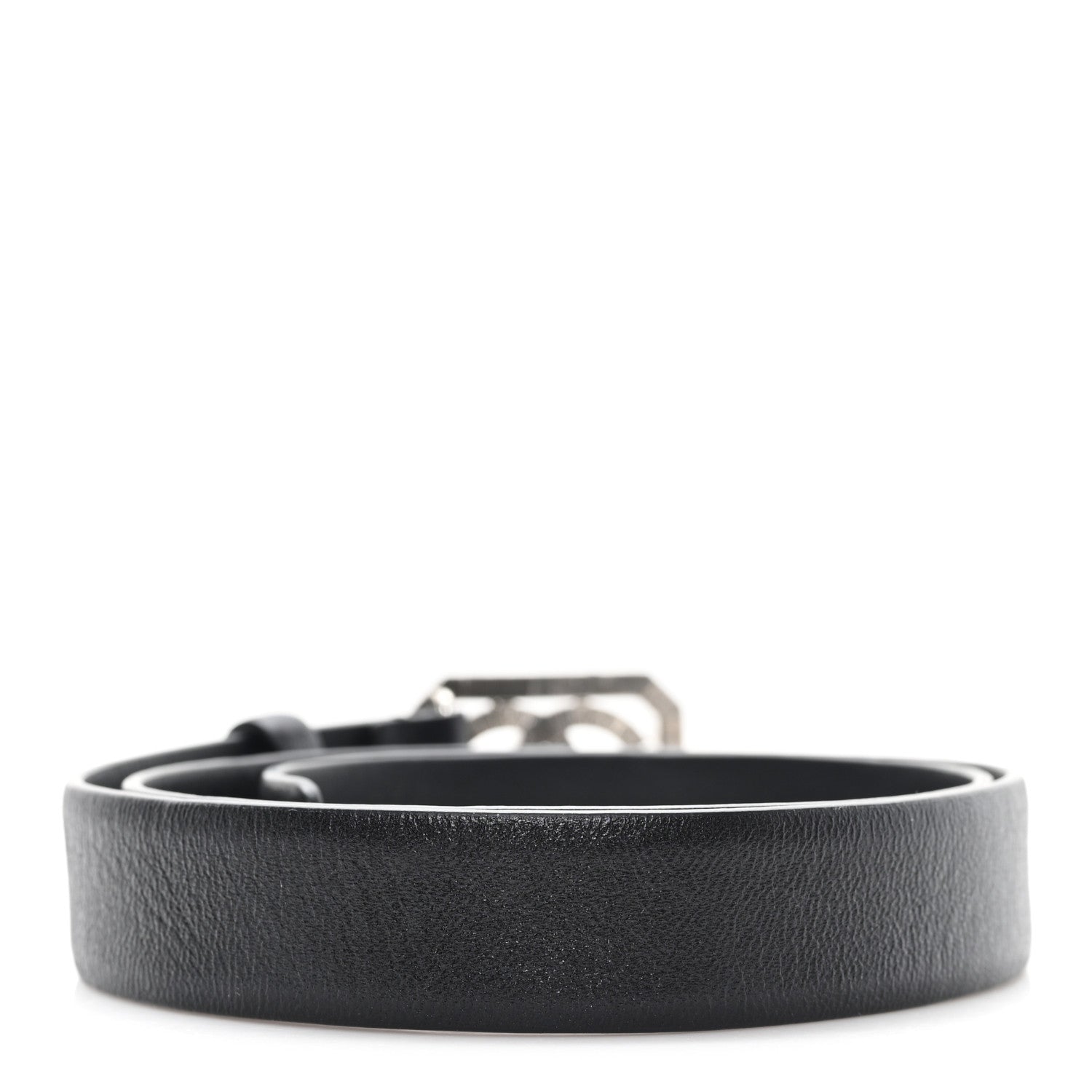 Chanel Calfskin Crystal CC Vendome 75 30 Belt  Black 2 of 5