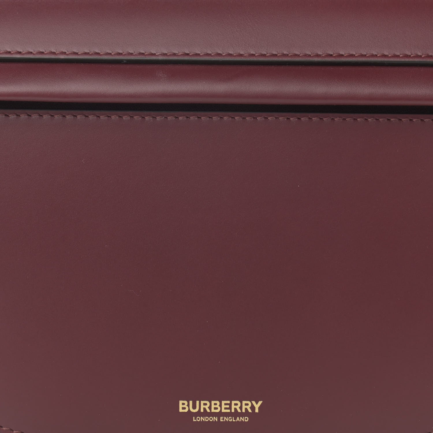 Burberry Calfskin Small Olympia Shoulder Bag Burgundy 8 of 11
