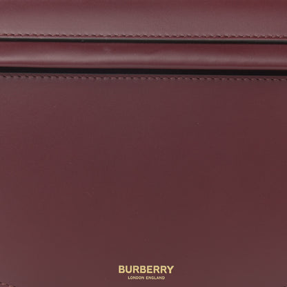 Burberry Calfskin Small Olympia Shoulder Bag Burgundy 8 of 11