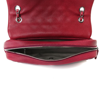 Chanel Caviar Quilted Jumbo Easy Flap Dark Pink 5 of 19