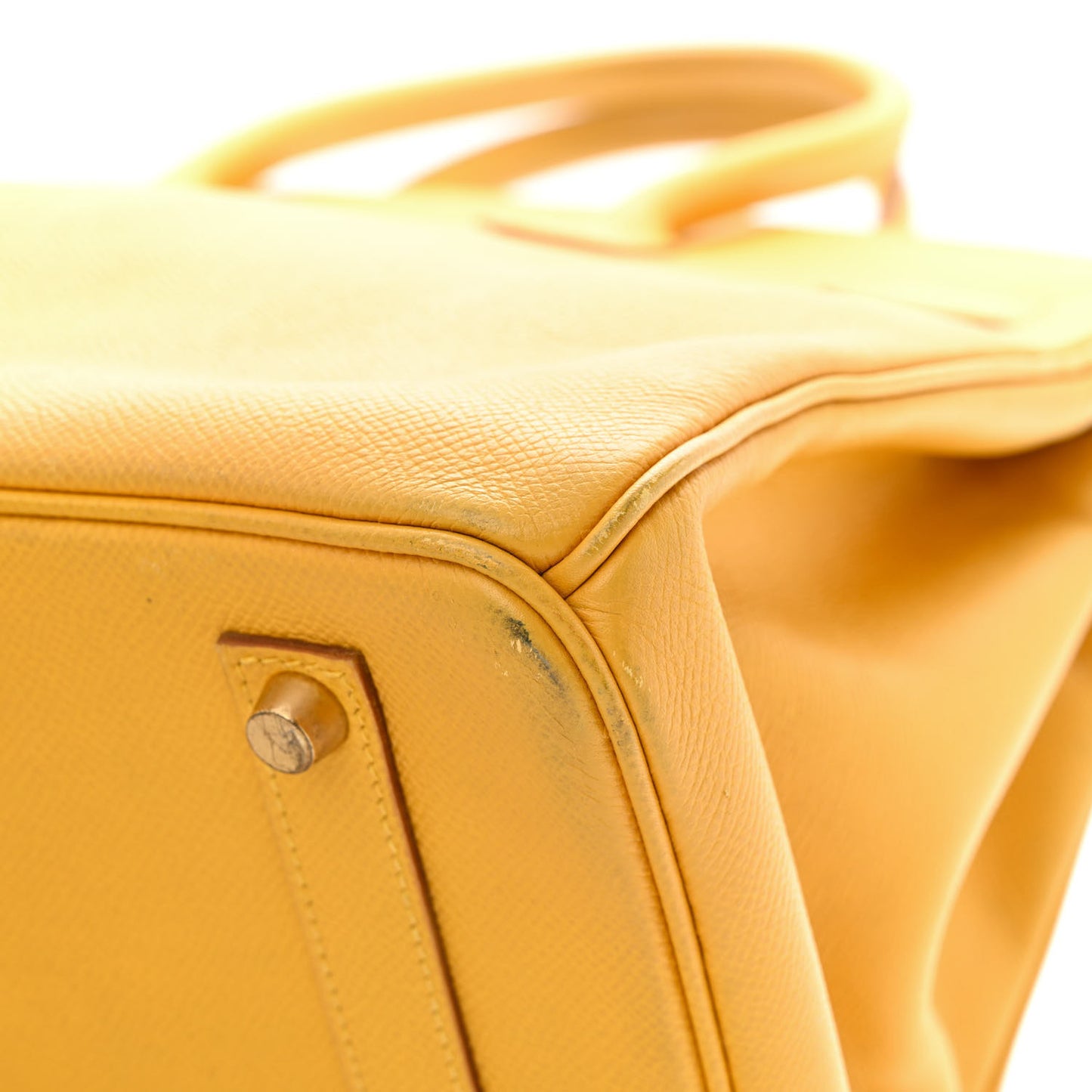 Epsom Birkin 35 Jaune