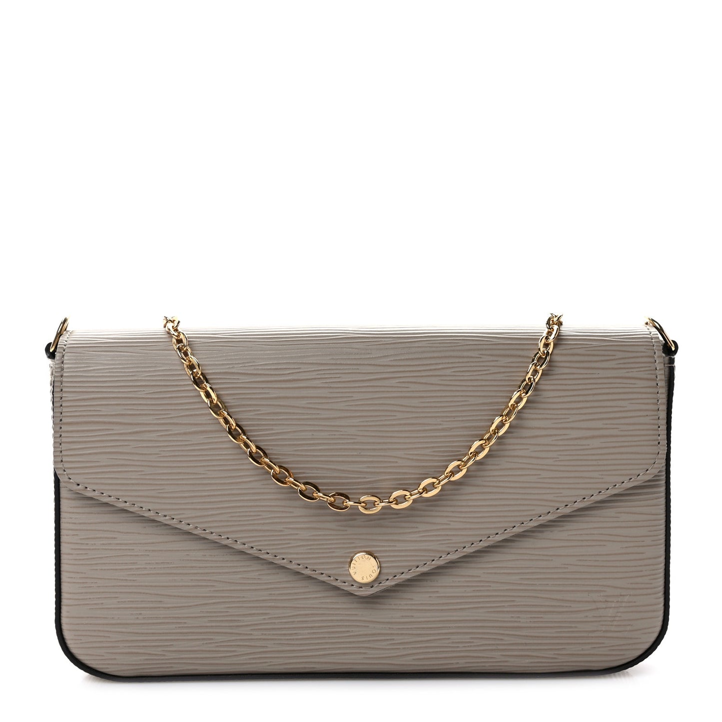 Epi Felicie Pochette Chain Wallet Galet