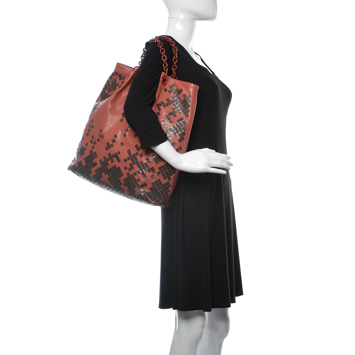 Bottega Veneta Vitello Mosaico Laque Tote 2 of 10