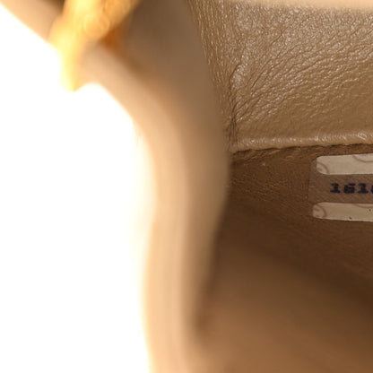 Chanel Lambskin Quilted Mini Square Flap Beige 7 of 14