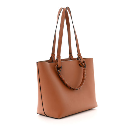 Loewe Smooth Calfskin Small Anagram Tote Tan 3 of 9