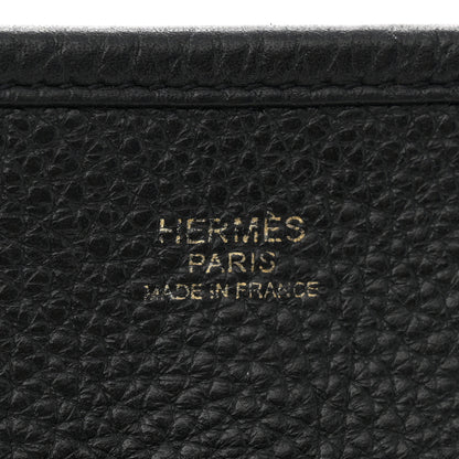 Hermes Taurillon Clemence Evelyne III PM Black 6 of 11