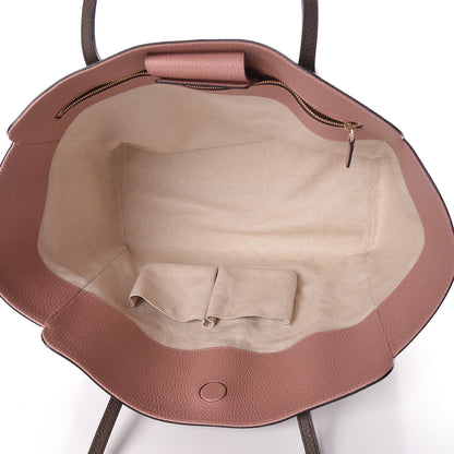 Gucci Dollar Calfskin Medium Swing Tote Grey Field Soft Pink 7 of 9