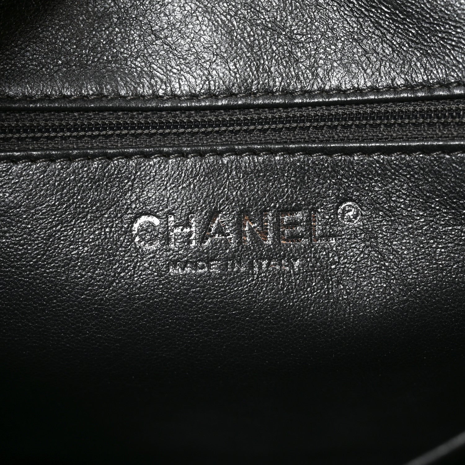 Chanel Metallic Aged Calfskin Quilted Medium Reissue Camera Case Dark Silver 6 of 10