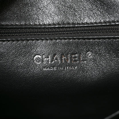Chanel Metallic Aged Calfskin Quilted Medium Reissue Camera Case Dark Silver 6 of 10