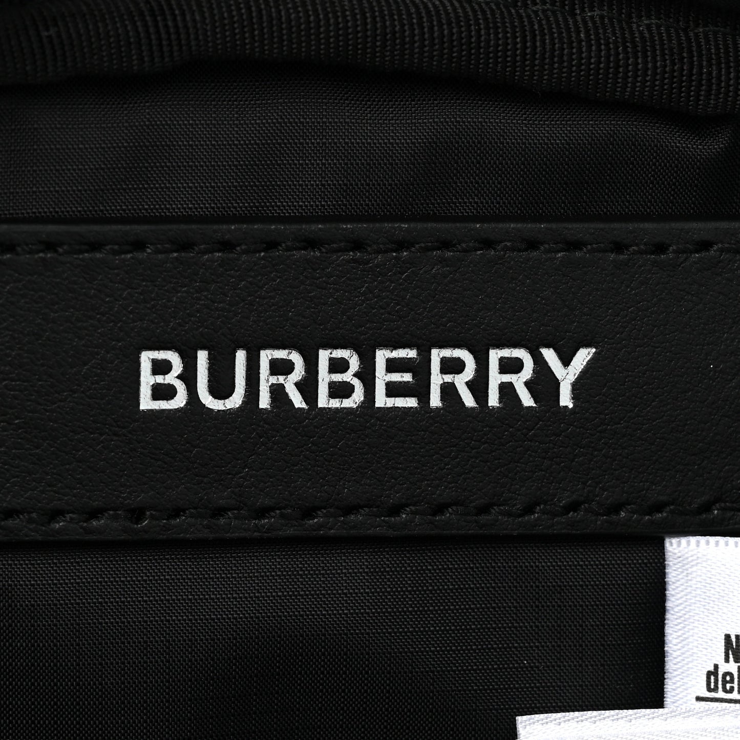 Econyl Logo Print Small Cannon Bum Bag Black