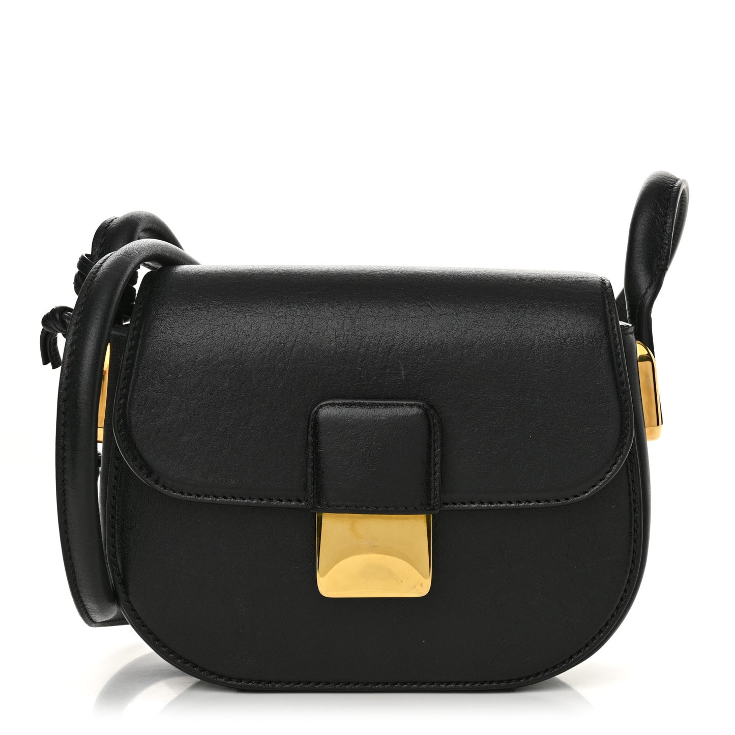 Calfskin Mini Desiree Crossbody Bag Black