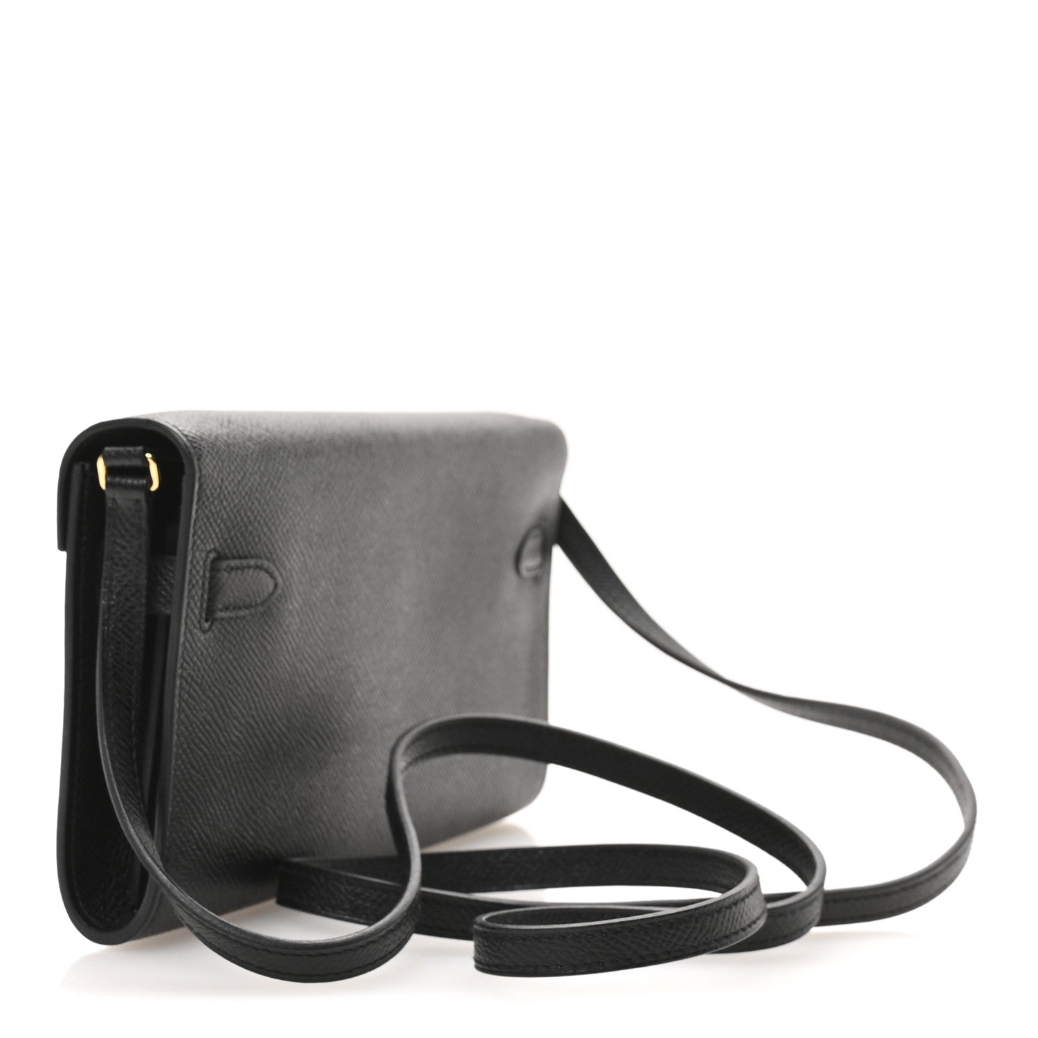 Hermes Epsom Kelly Wallet To Go Black 3 of 11