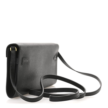Hermes Epsom Kelly Wallet To Go Black 3 of 11