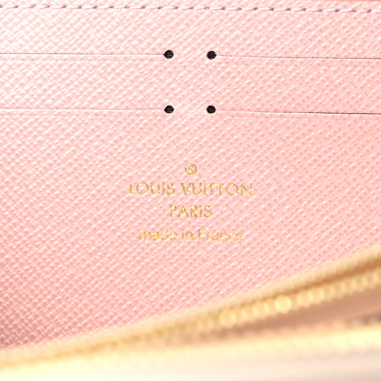 Damier Azur Clemence Wallet Rose Ballerine
