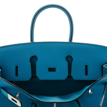 Hermes Togo Birkin 25 Bleu Zanzibar 18 of 23