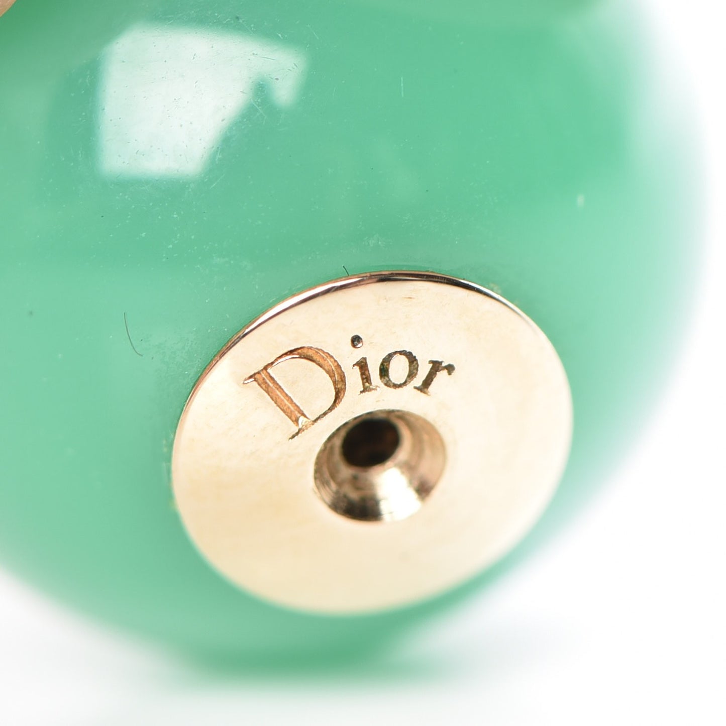 Mise En Dior Tribal Earrings Jade Green