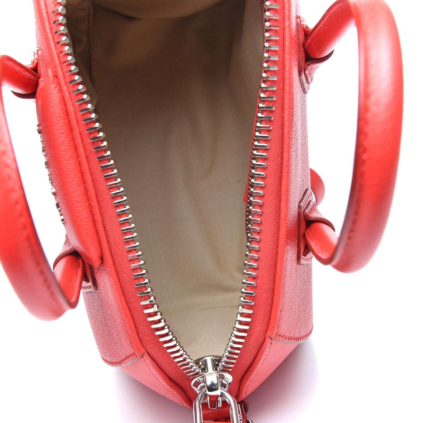 Sugar Goatskin Mini Antigona Medium Red
