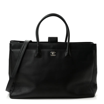 Chanel Calfskin XL Cerf Executive Shopper Tote Black 1 of 9