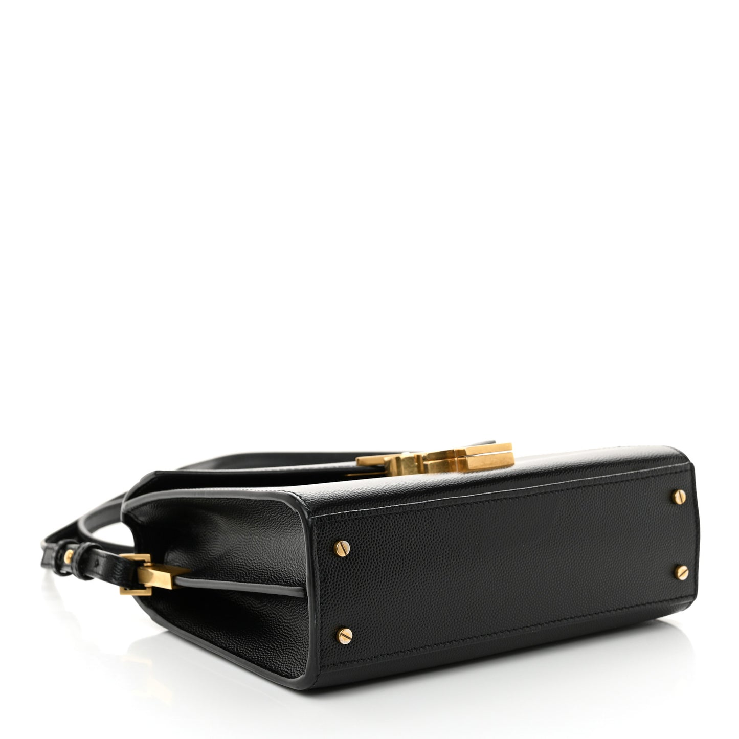 Grain de Poudre Medium Classic Monogram Cassandra Top Handle Black