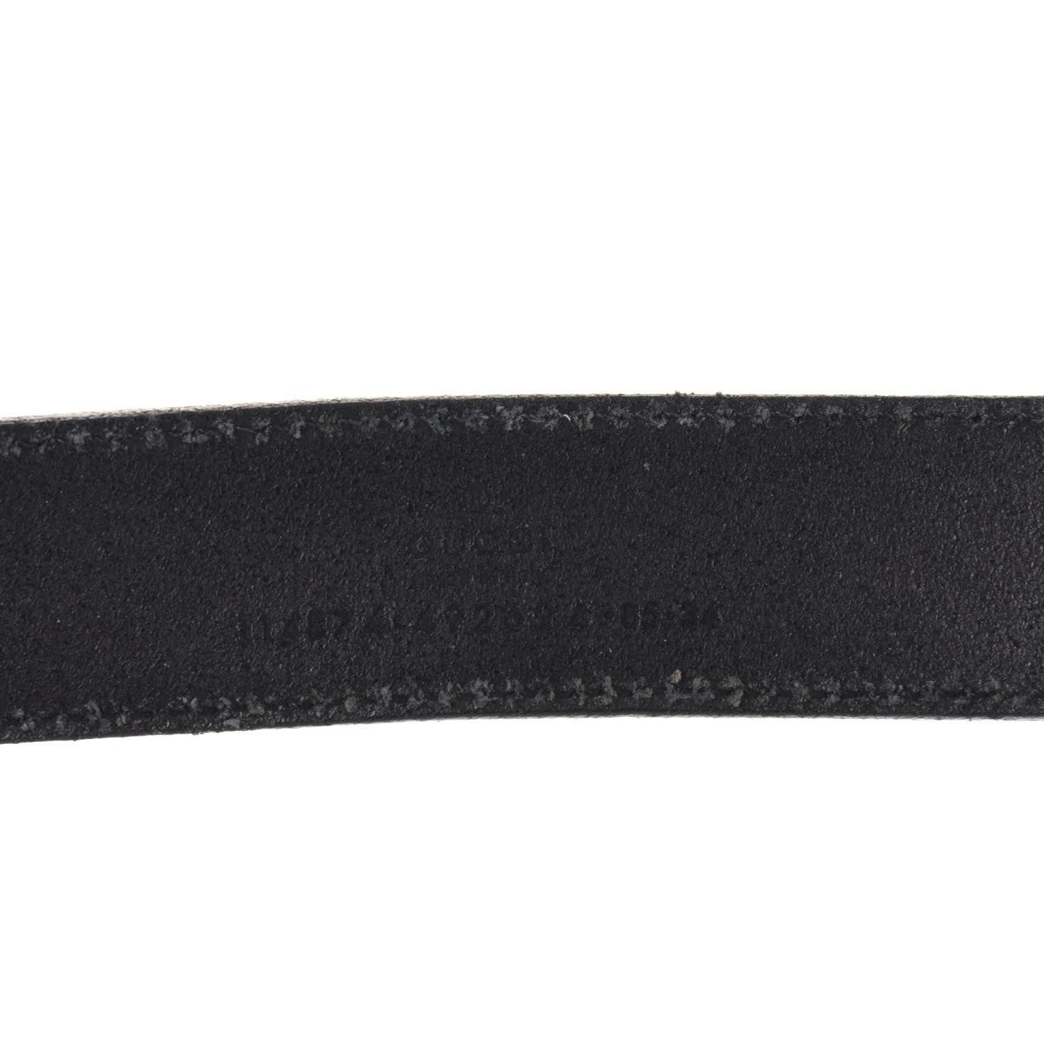 Gucci Calfskin Interlocking G Belt 85 34 Black 3 of 12
