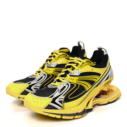 Balenciaga Mesh Rubber Mens X-Pander Sneakers 41 Yellow Grey Black 4 of 9