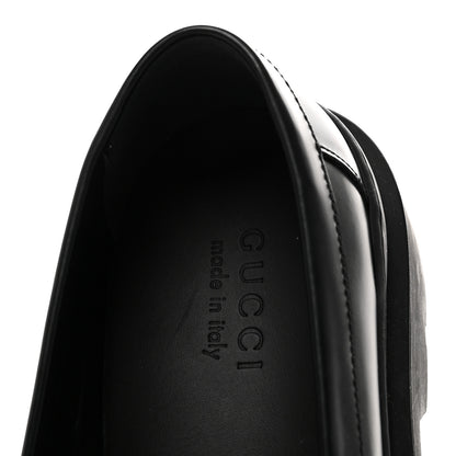 Gucci Sherlin Millennial Ribot Mens Platform Loafers 10 Black 9 of 9