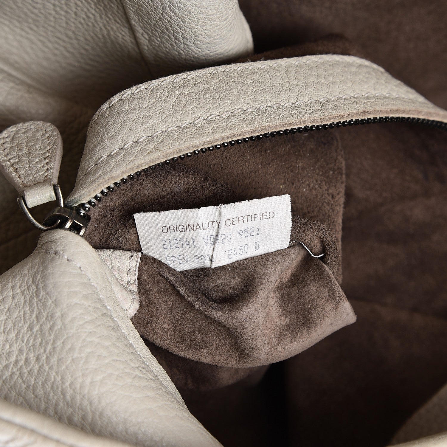 Bottega Veneta Cervo Deerskin Large Hobo Bianco White 7 of 17