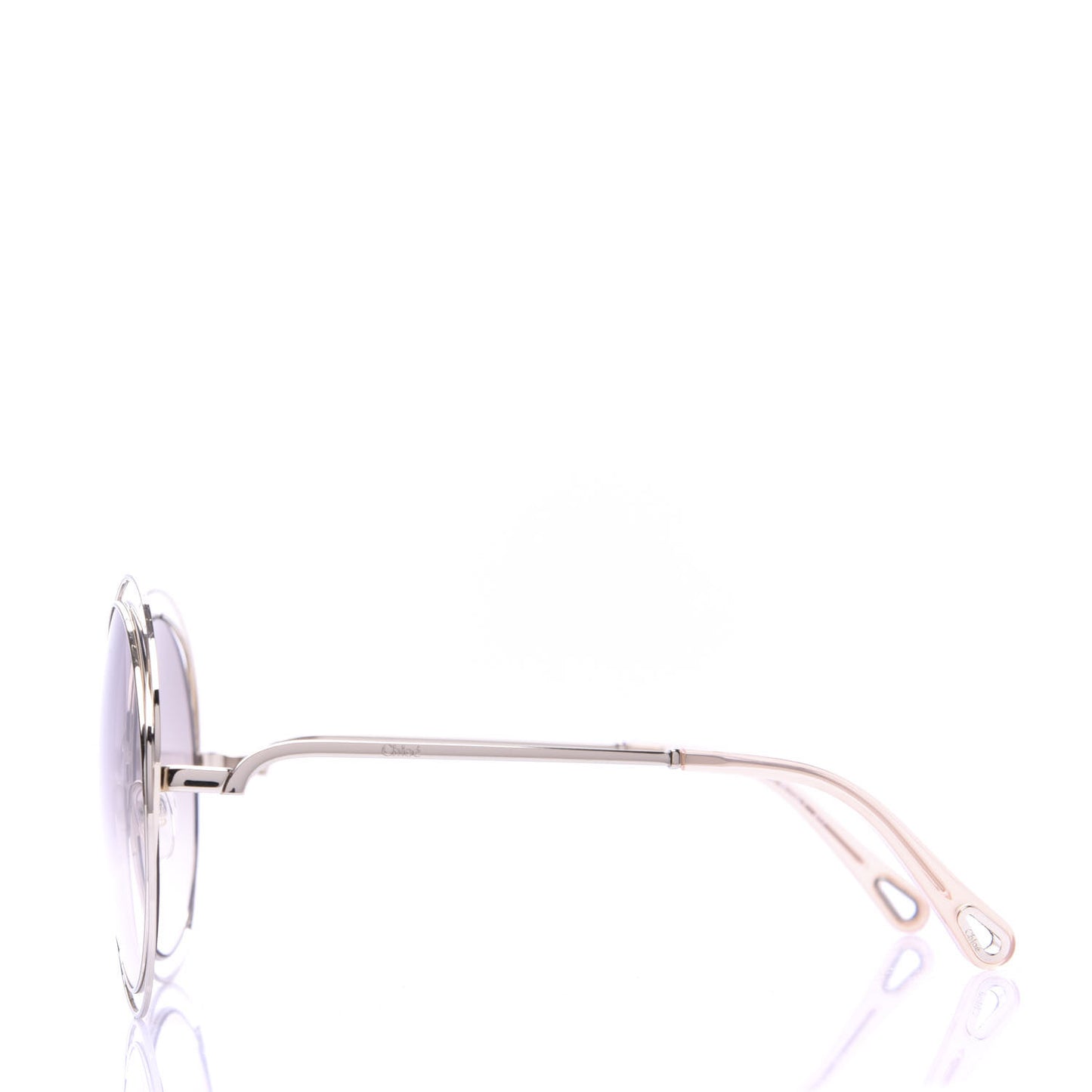 Metal Oversized Round Carlina Oversized Round Sunglasses CE114ST Gold