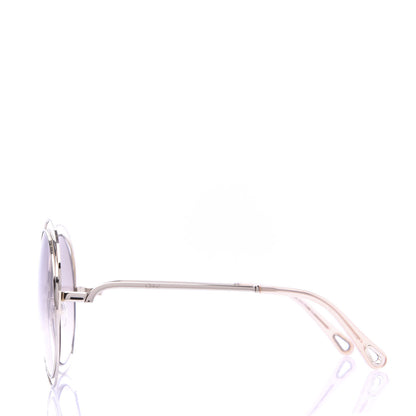 Chloe Metal Oversized Round Carlina Oversized Round Sunglasses CE114ST Gold 3 of 7