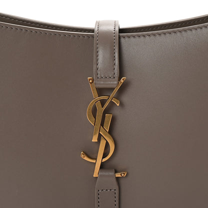 Saint Laurent Smooth Calfskin Le 5 A 7 Hobo Greyish Brown 7 of 9