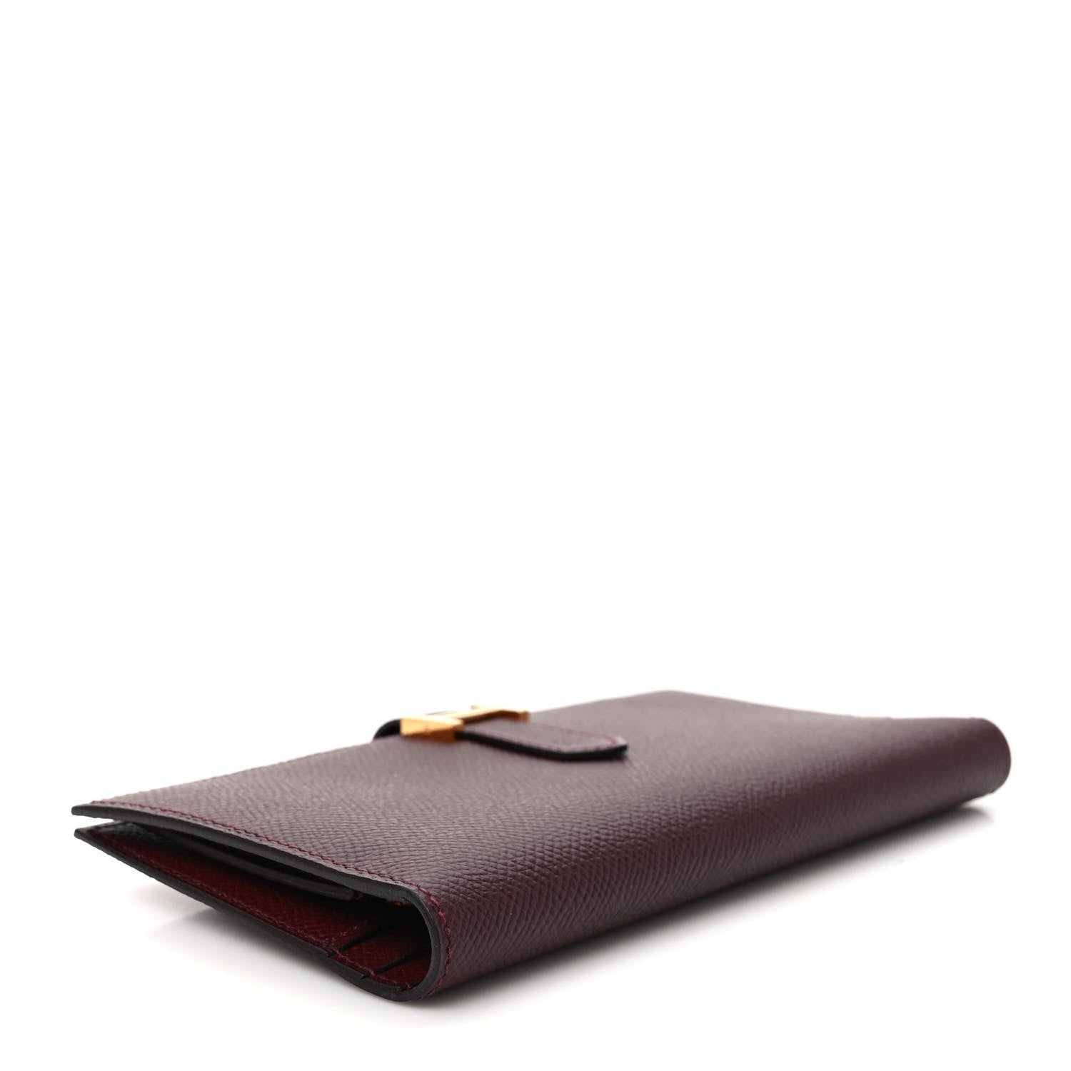 Hermes Epsom Bearn Gusset Wallet Bordeaux 4 of 7