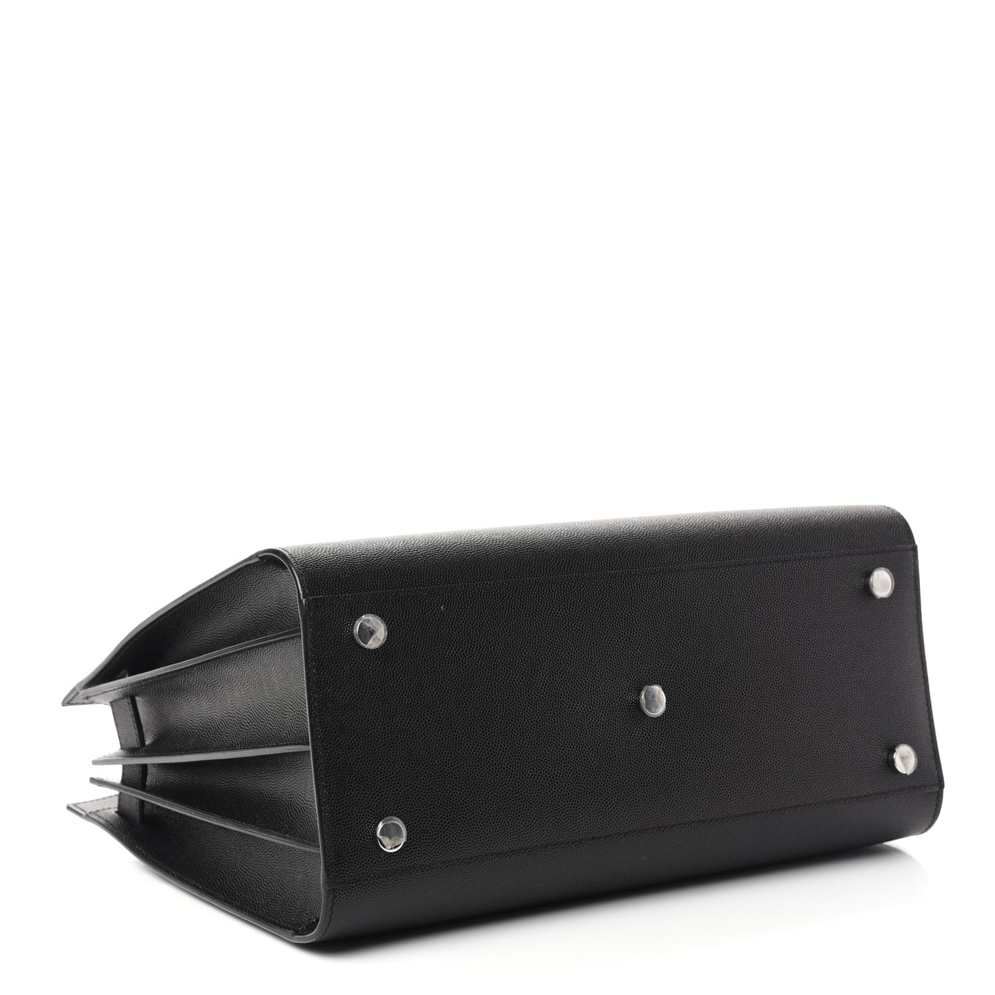 Grained Calfskin Small Sac De Jour Black